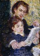 Pierre-Auguste Renoir In the Studio oil painting artist